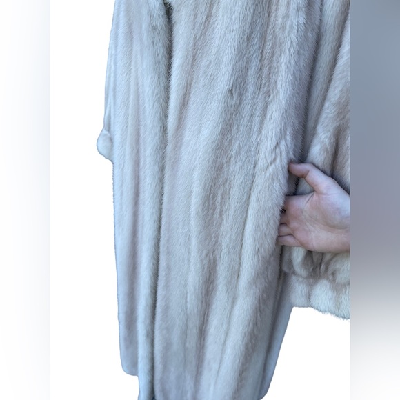 Made in Canada Actures Mink Fur Full Length Coat Women’s 16-18 Real Genuine Fur - Picture 14 of 15